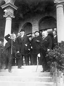 Treaty Prints: European Leaders at League of Nations Peace Conference