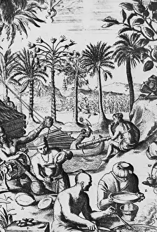 Food Preparation Prints: European Print of Drink Processing Activities in the New World