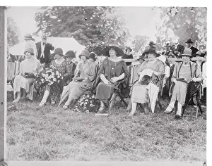 European Royalty Watching a Horse Show