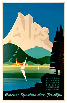 Gado Posters Prints: Europe'S Alps Poster