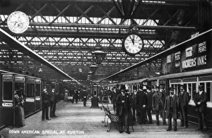 Transport Europe Prints: Euston Platform
