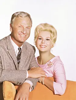 Eva Gabor and Eddie Albert