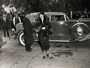 Evalyn Walsh McClean Arriving at Supreme Court