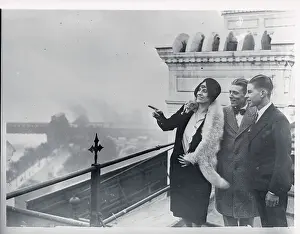 Evangelist Aimee Semple McPherson in London