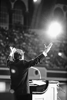 Evangelist Prints: Evangelist Billy Graham Preaching in New Jersey