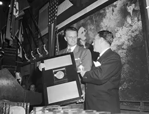 Speaker Prints: Evangelist Billy Graham Receiving an Award
