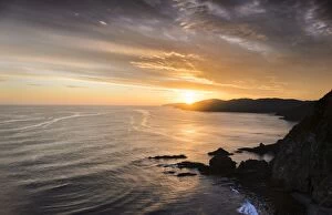 Images Dated 22nd December 2011: Evening mood at the Pacific coast, Nugget Point, Catlins, South Island, New Zealand