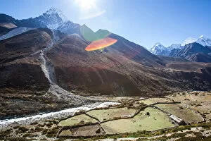 Himalayas Collection: Everest base camp, Himalayas, Nepal, Colour Image, Color Image, Photography, Outdoors