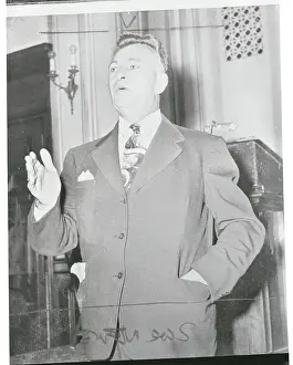 Peoria Prints: Everett Dirksen Gesturing