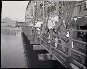 Spokane Prints: Everett Dirksen and Sherman Adams on Bridge