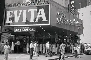 Marquee Prints: Evita at Manhattan's Broadway Theater