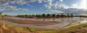 Images Dated 12th October 2011: Ewaso Ng iro River in Samburu National Reserve, Kenya, East Africa, Africa, PublicGround