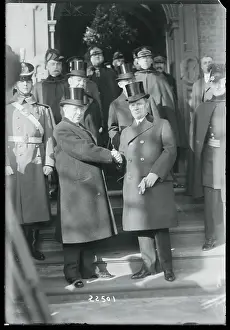 Albany Prints: Ex-Governor Glynn with Governor Whitman