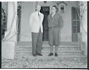 Ex King Leopold of Belgium and His Son King Baudouin I