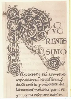 Example of Merovingian Script