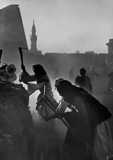 Excavating At Luxor