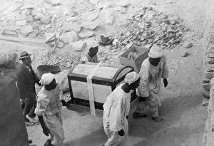 Luxor Prints: Excavators Removing Objects from King Tut Tomb