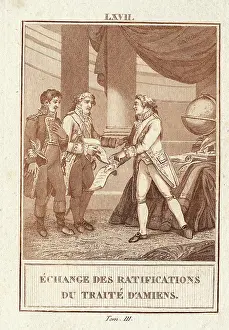 Treaty Prints: Exchange Of Ratified Treaty Of Amiens
