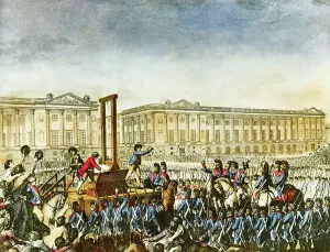 Decapitation Prints: Execution of Louis XVI at the Guillotine