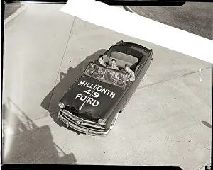 Dearborn Prints: Executives Drive Ford's Millionth Car