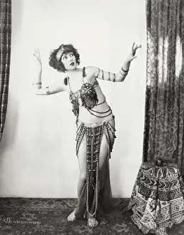 Exotic Dancer Wearing Beads