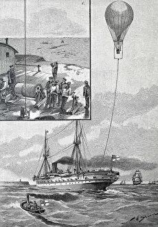 Captivity Collection: Experiments with the tethered balloon on the sea near Helgoland, Germany, Historical