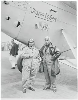 Exploration Pilots Paul Codos and Maurice Rossi by Airplane