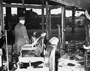 Explosion Wrecks Barber Shop