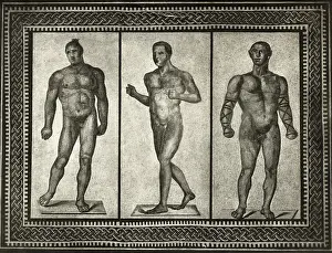 Rome Prints: Exquisite Drawings of Nude Male Athletes