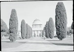New Delhi Prints: Exquisite House Behind Shrubbery