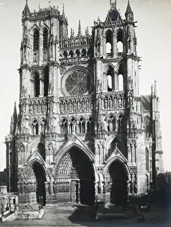 Amiens Prints: Exterior of the Amiens Cathedral