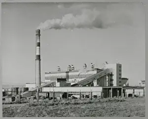 Mongolia Prints: Exterior of the Darkhan Thermo Power Station