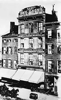 Macy And Company Prints: Exterior of First R.H. Macy Store