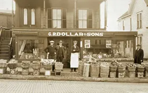 Owner Prints: Exterior Of Gr Dollar & Sons Vegetable