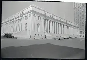 James A Prints: Exterior of New York City Post Office