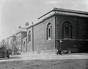 Desolate Prints: Exterior of Newgate Prison in London