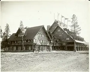 Exterior Of Old Faithful Inn