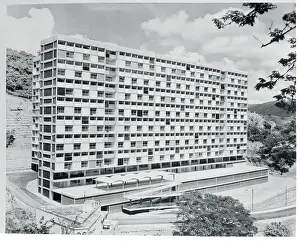 Caracas Prints: Exterior View of an Apartment Building