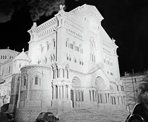 Monaco Prints: Exterior View of the Cathedral of St. Nicholas