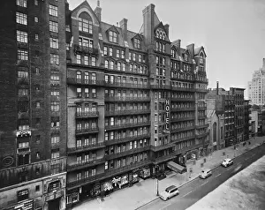 Exterior View of Chelsea Hotel in New York City