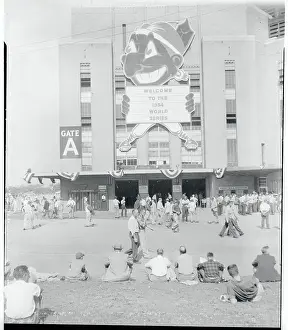 Exterior View of Cleveland's Municipal Stadium