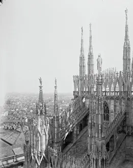 Exterior View of Elaborate Cathedral