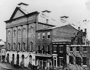 Abraham Lincoln (1809-1865) Prints: Exterior View of Ford's Theater