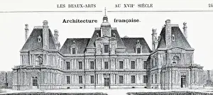 Castle Dwelling Prints: Exterior View Of French Chateau