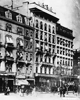 Awning Prints: Exterior View of Hoffman House