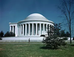 Exterior View of Jefferson Memorial in Washington, District of Columbia