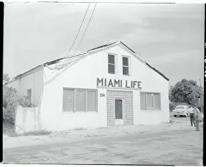 Miami Prints: Exterior View of Miami Life Building