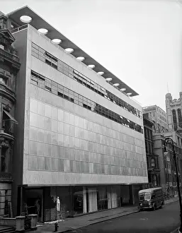 Exterior View Of MOMA Glass Wall