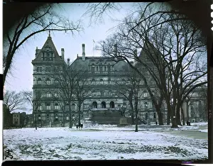 Albany Prints: Exterior View of New York State Capitol Building