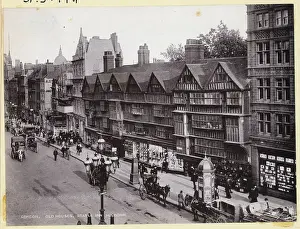Housing Prints: Exterior View of Old Houses in London